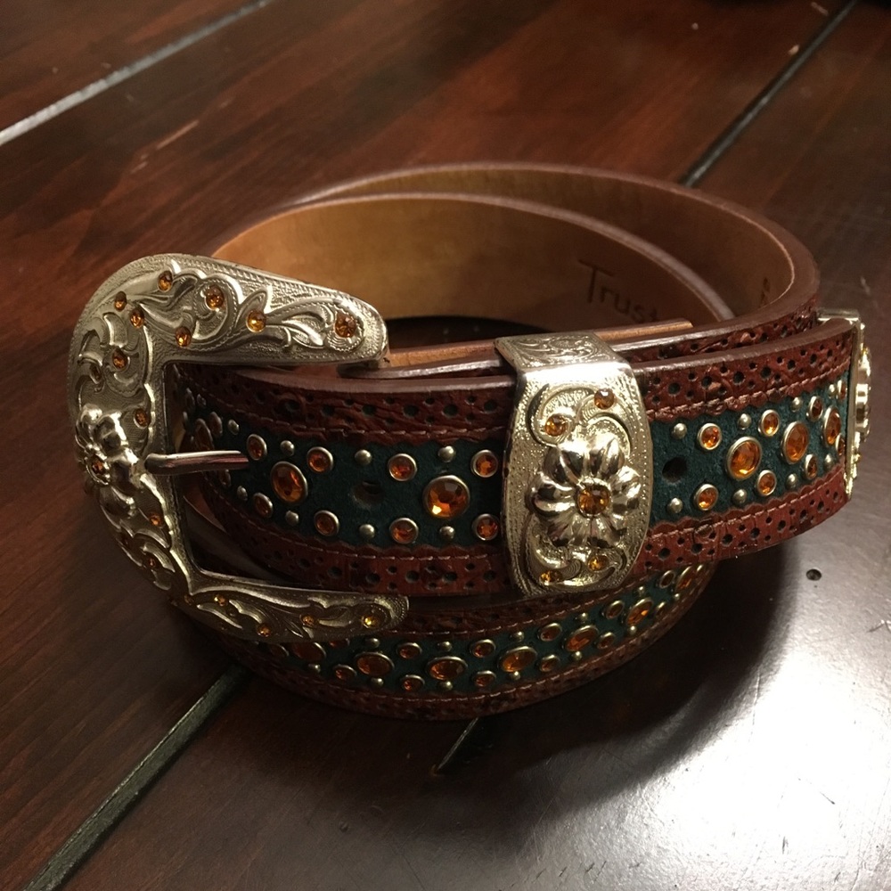Ariat Studded Leather Belt NWOT